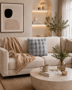 housse et coussin canapé en peluche