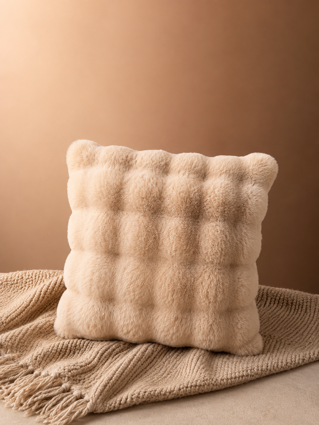 housse et coussin canapé en peluche
