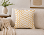 lot de 4 Housses de coussin décoratives de couleur unie