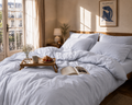 housse de couette gris