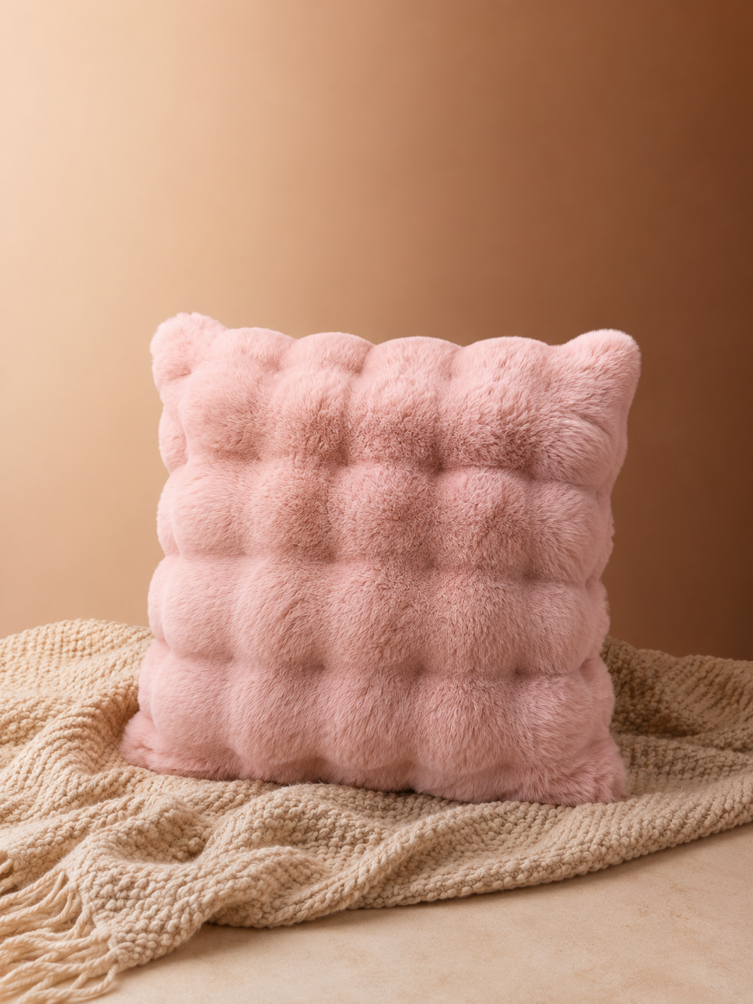 housse et coussin canapé en peluche