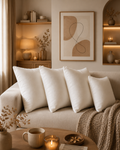 coussin blanc