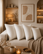 coussin blanc
