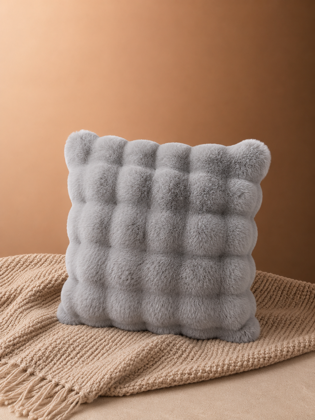 housse et coussin canapé en peluche