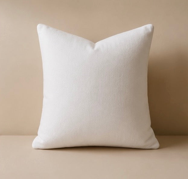 coussin blanc