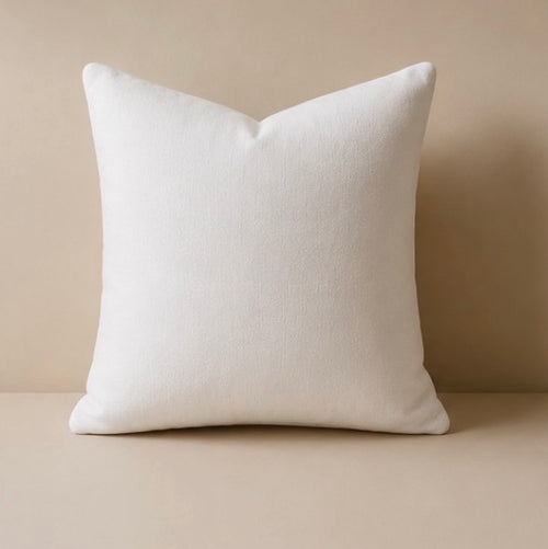 coussin blanc