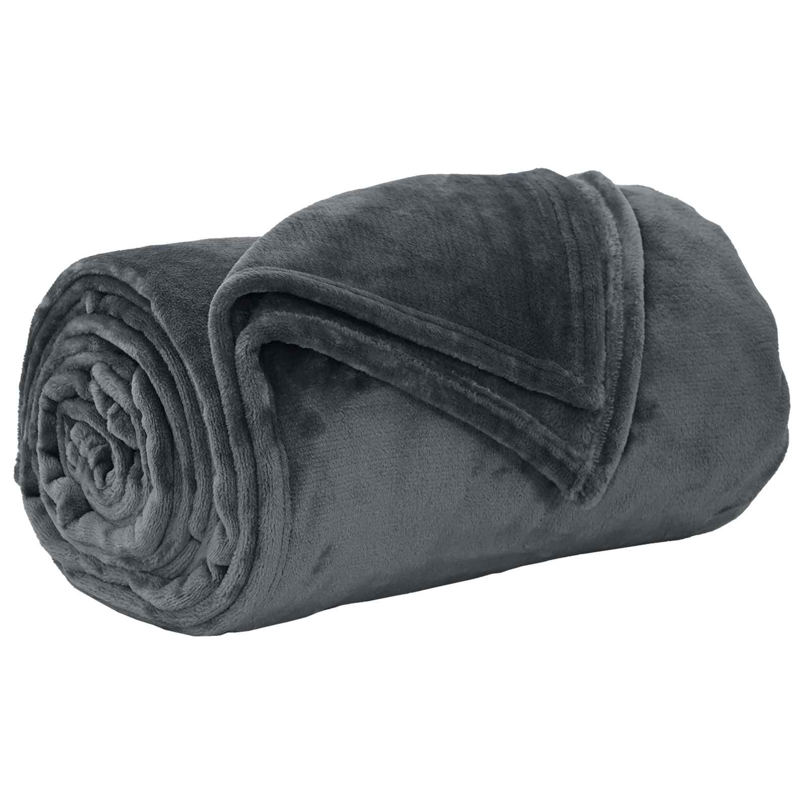 plaid canapé gris foncé