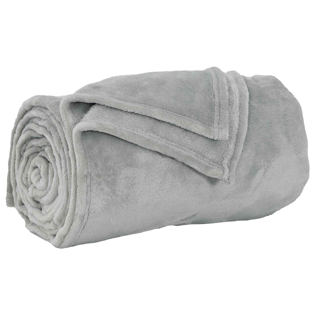 plaid canapé gris