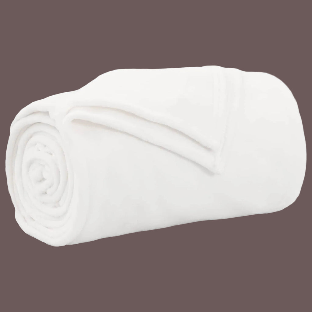 plaid canapé blanc