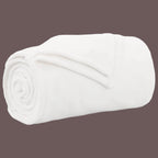 plaid canapé blanc