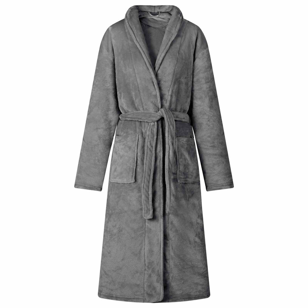 robe de chambre gris foncé homme & femme