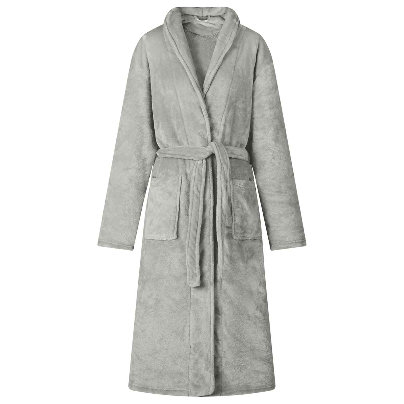 robe de chambre gris clair homme & femme
