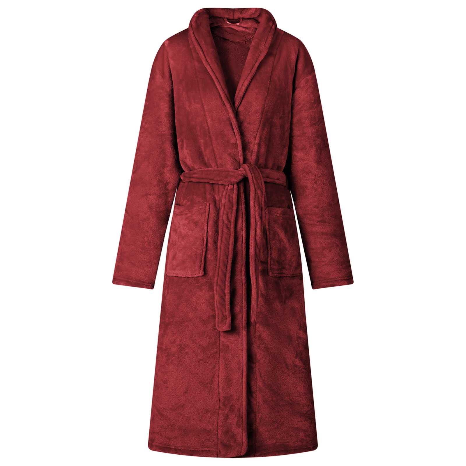 robe de chambre rouge bordeaux homme & femme