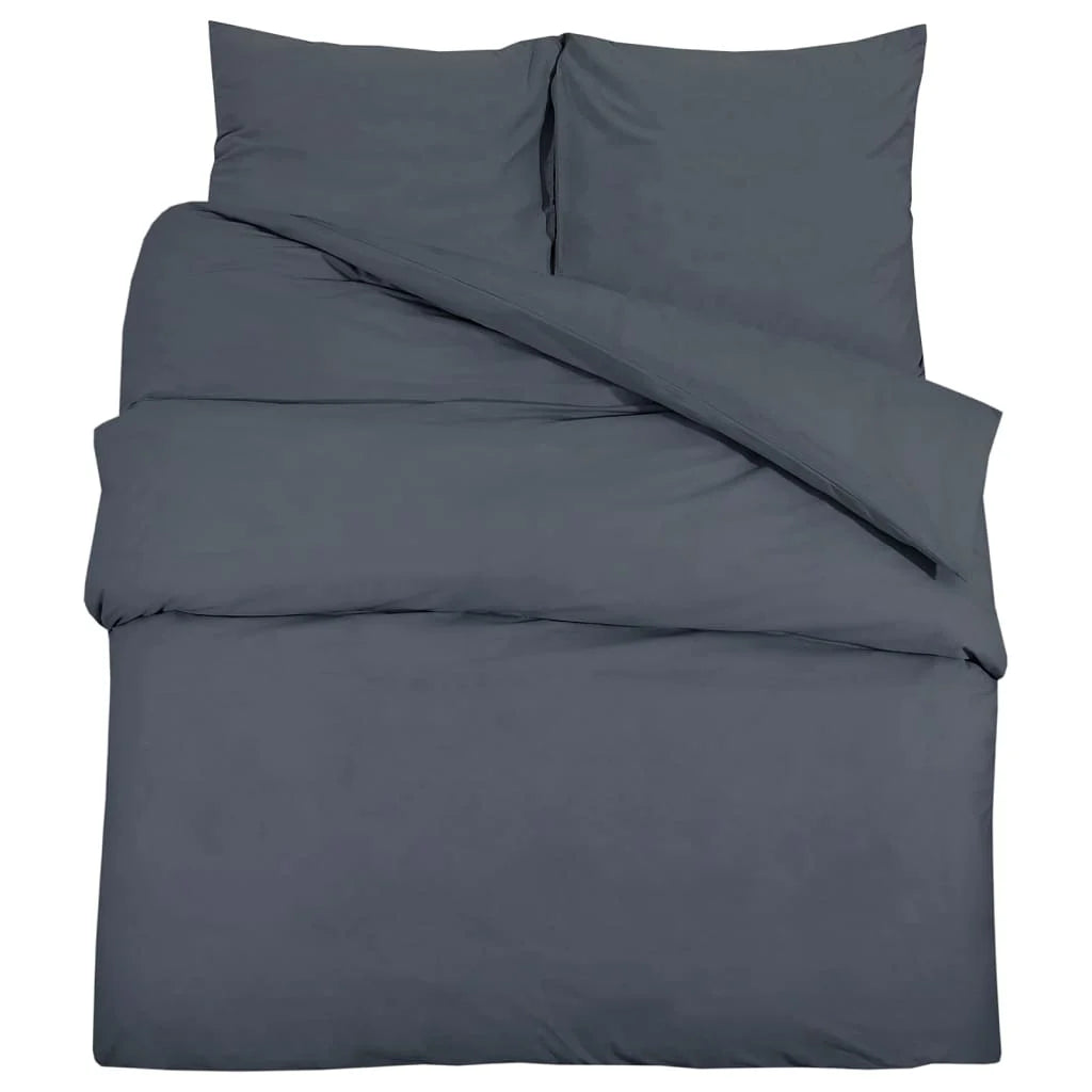 housse de couette gris foncé