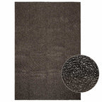 tapis tissé rectangle noir ZIZUR pour salon