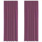 rideaux en voile violet