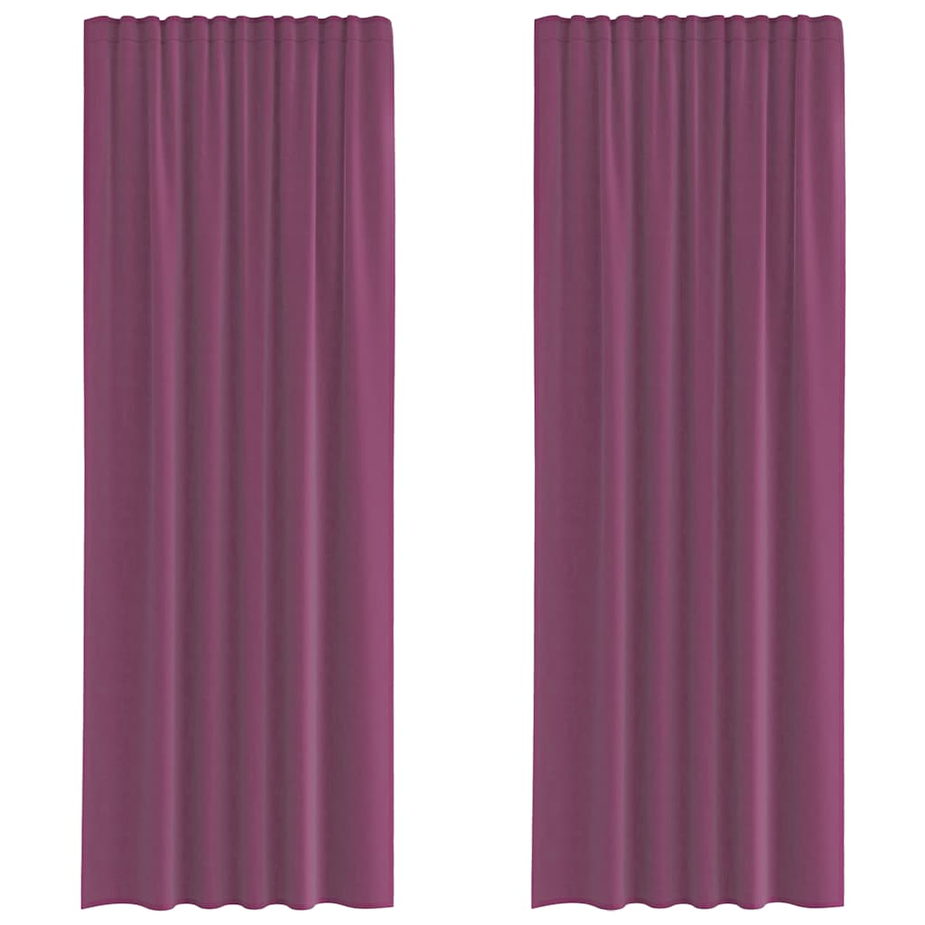 rideaux en voile violet