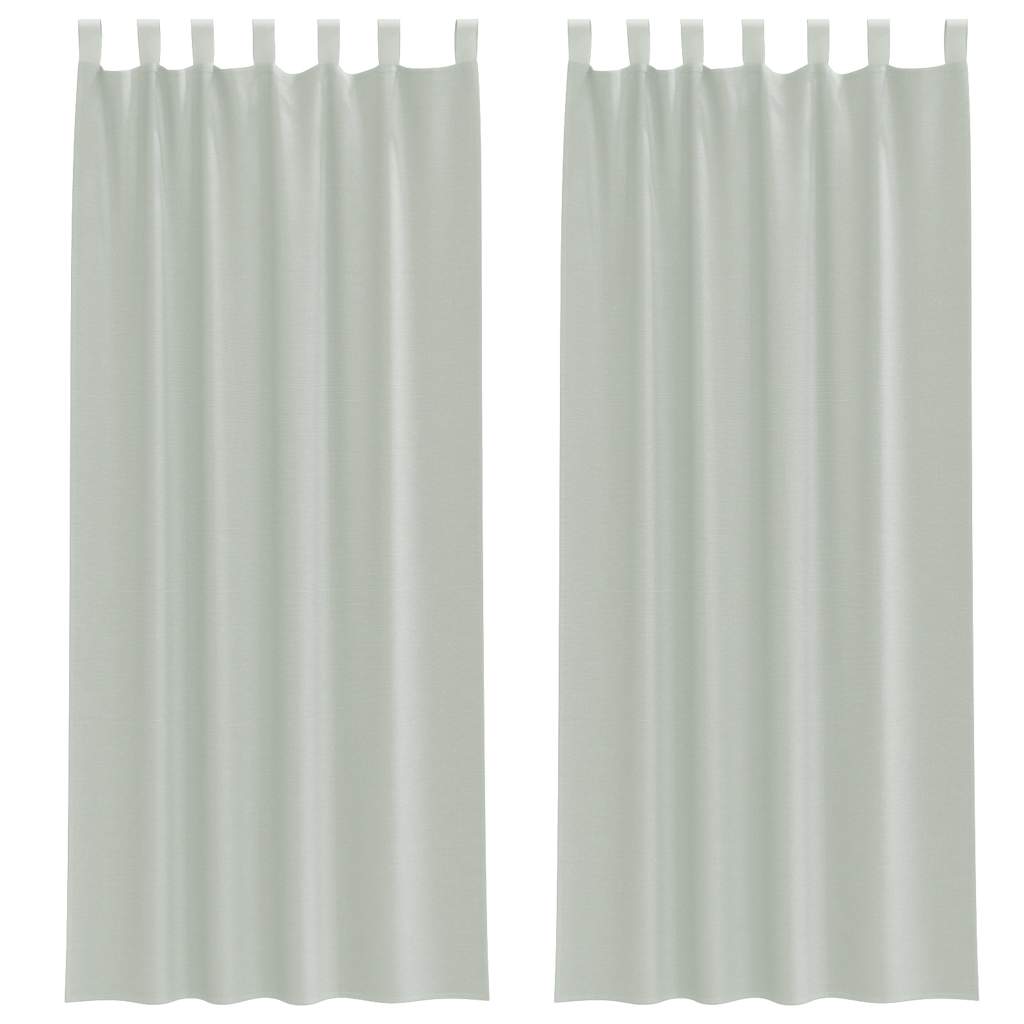 rideaux en voile gris clair