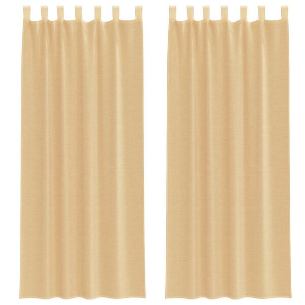 rideaux en voile sable