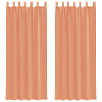 rideaux en voile terre cuite