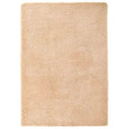 Tapis salon beige Shaggy à poils longs NAVARRA