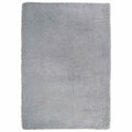 Tapis salon gris clair Shaggy à poils longs NAVARRA