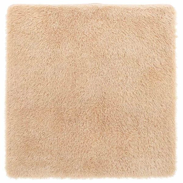 Tapis salon beige Shaggy à poils longs NAVARRA