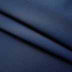 Rideaux occultants aspect lin bleu