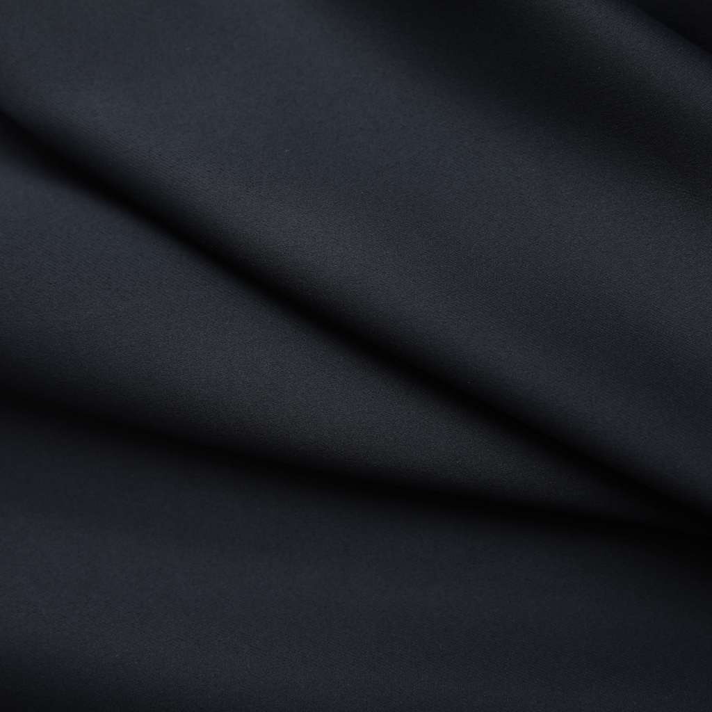 Rideaux occultants aspect lin noir