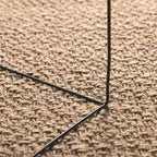 tapis tissé design rectangle  marron ZIZUR pour salon