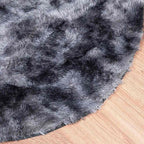 Tapis salon gris foncé Shaggy à poils longs NAVARRA