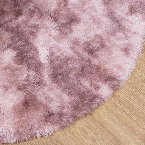 Tapis salon rose Shaggy à poils longs NAVARRA