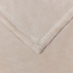 plaid canapé beige