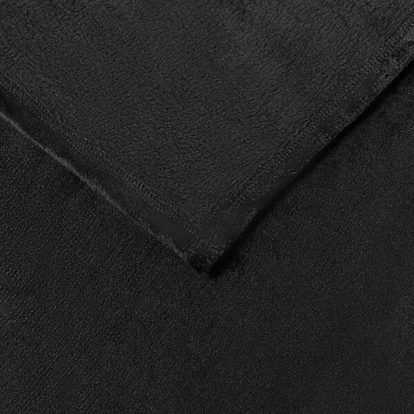 plaid canapé noir