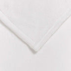 plaid canapé blanc