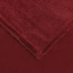 plaid canapé rouge bordeaux