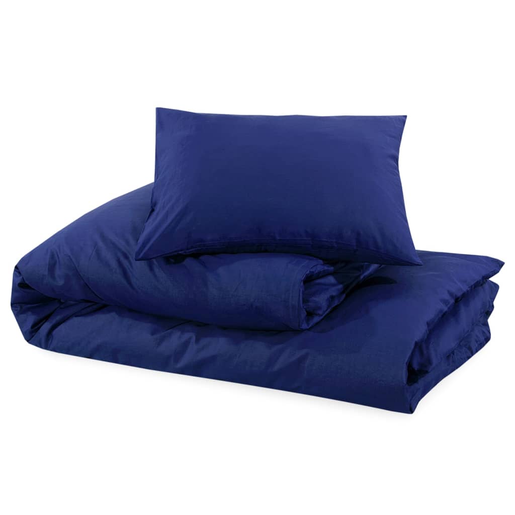 housse de couette bleu