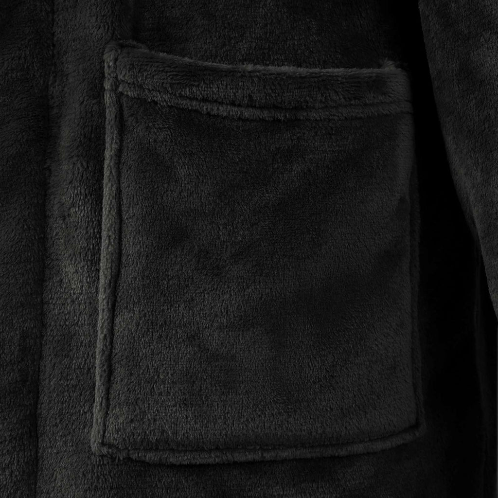 robe de chambre noir homme & femme