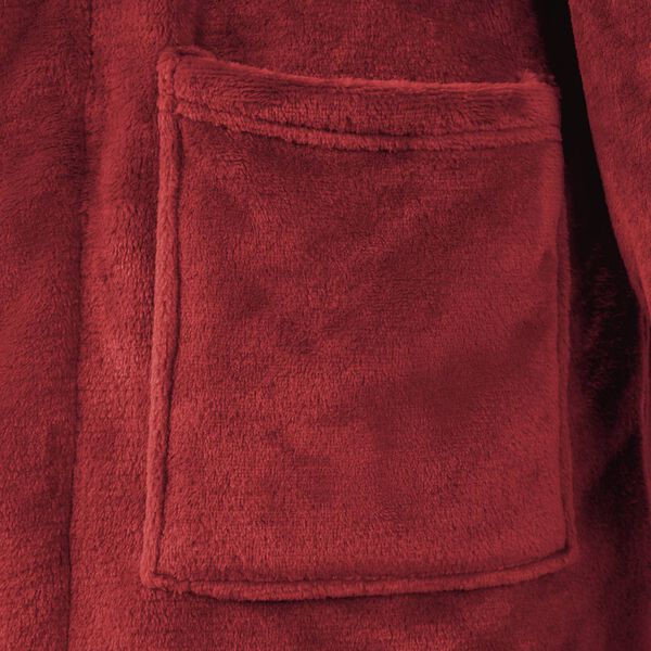 robe de chambre rouge bordeaux homme & femme