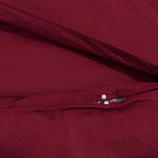 housse de couette rouge bordeaux
