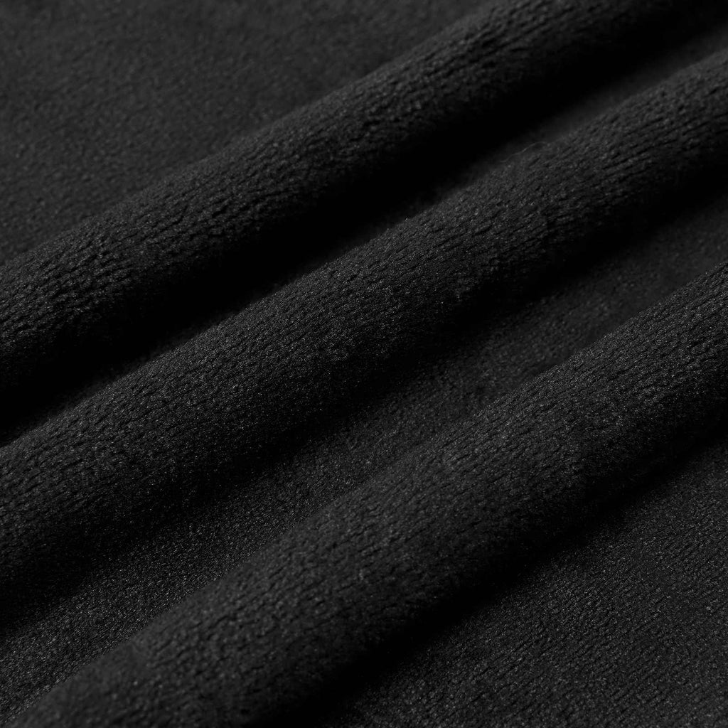 plaid canapé noir