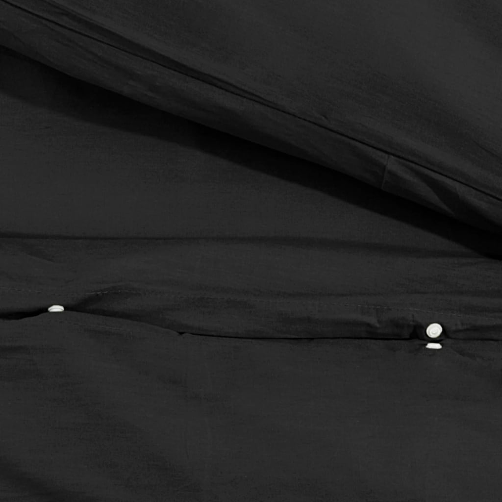 housse de couette noir