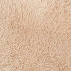 Tapis salon beige Shaggy à poils longs NAVARRA