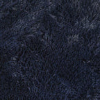Tapis salon bleu marine Shaggy à poils longs NAVARRA